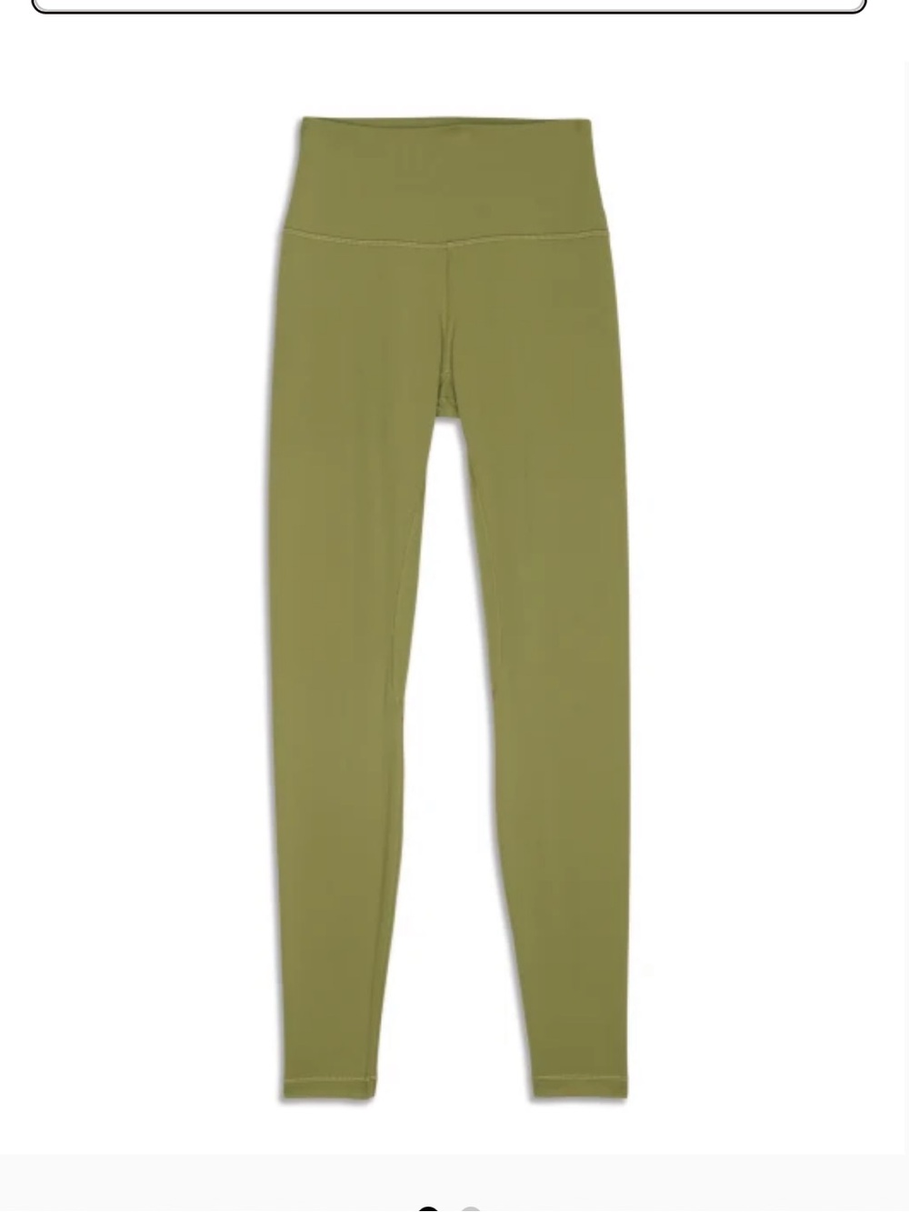 lululemon Align High-Rise Pant 28" size 6 Bronze Green